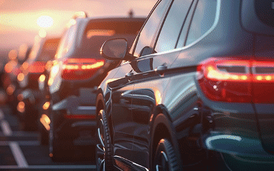 Ligne de montage des feux de freinage et feux arrière automobiles